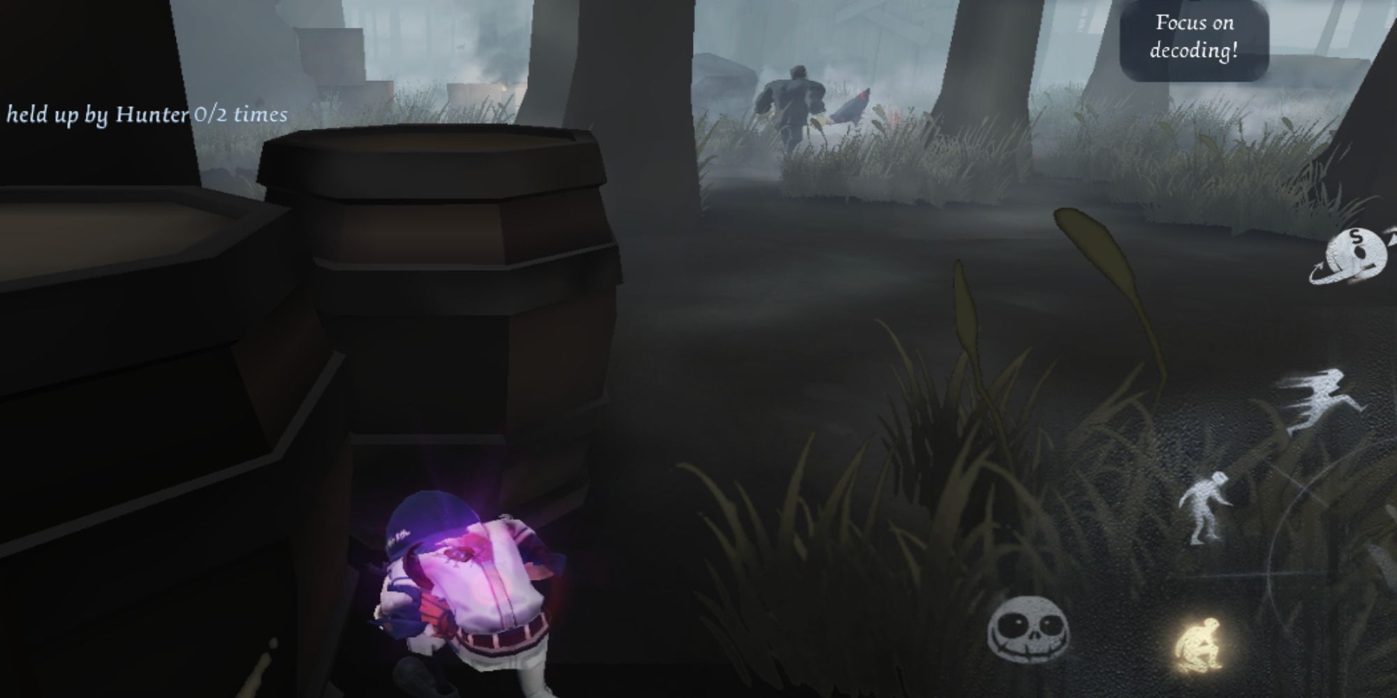 Identity V Arms Factory Match Start Hiding Stealth Hunter Survivor Advice