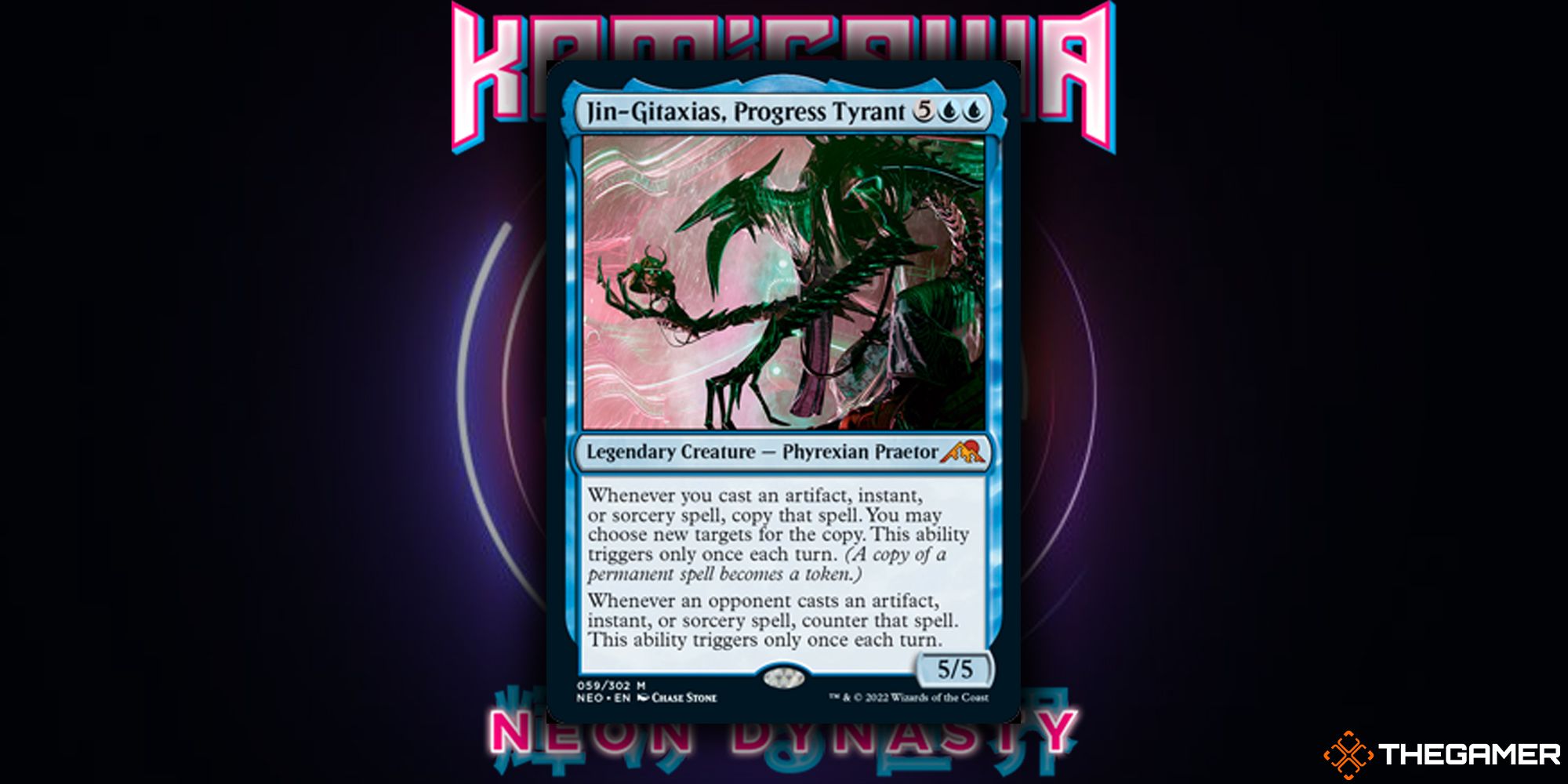 Jin-Gitaxias, Progress Tyrant from Magic The Gathering
