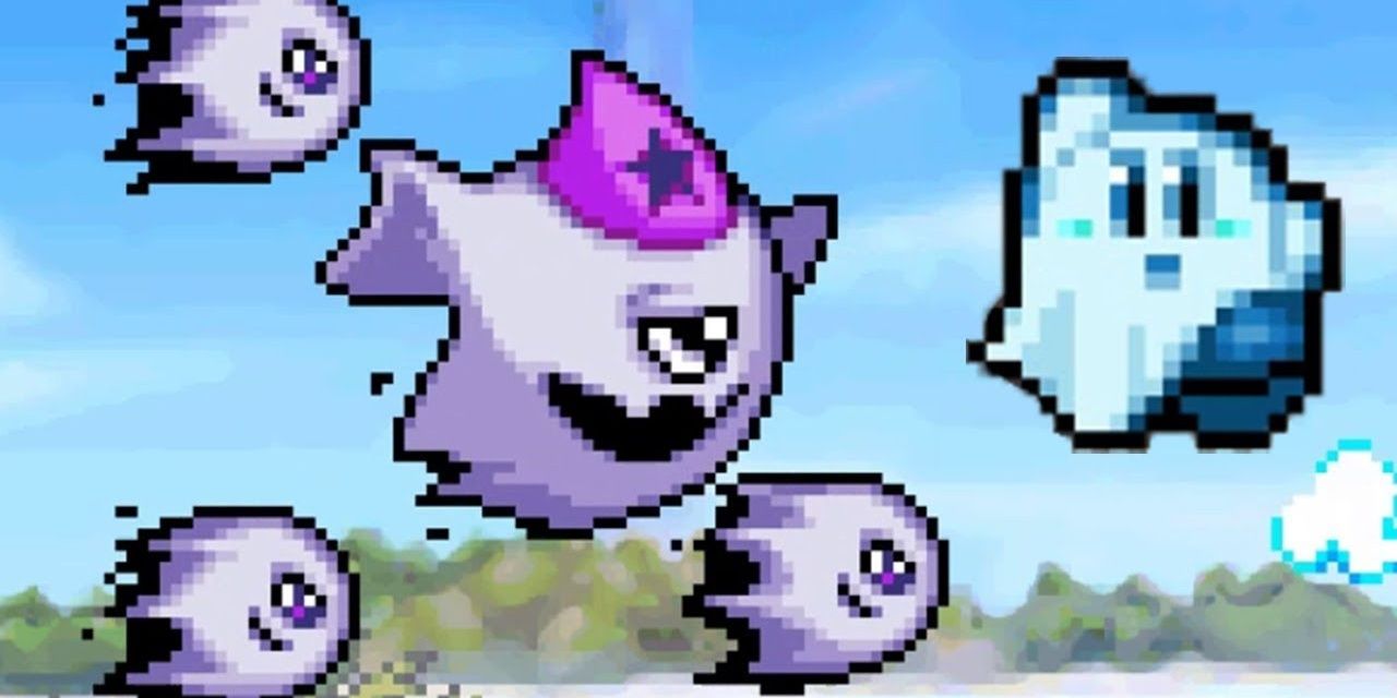 Kirby's Ghost Ability in Kirby: Squeak Squad