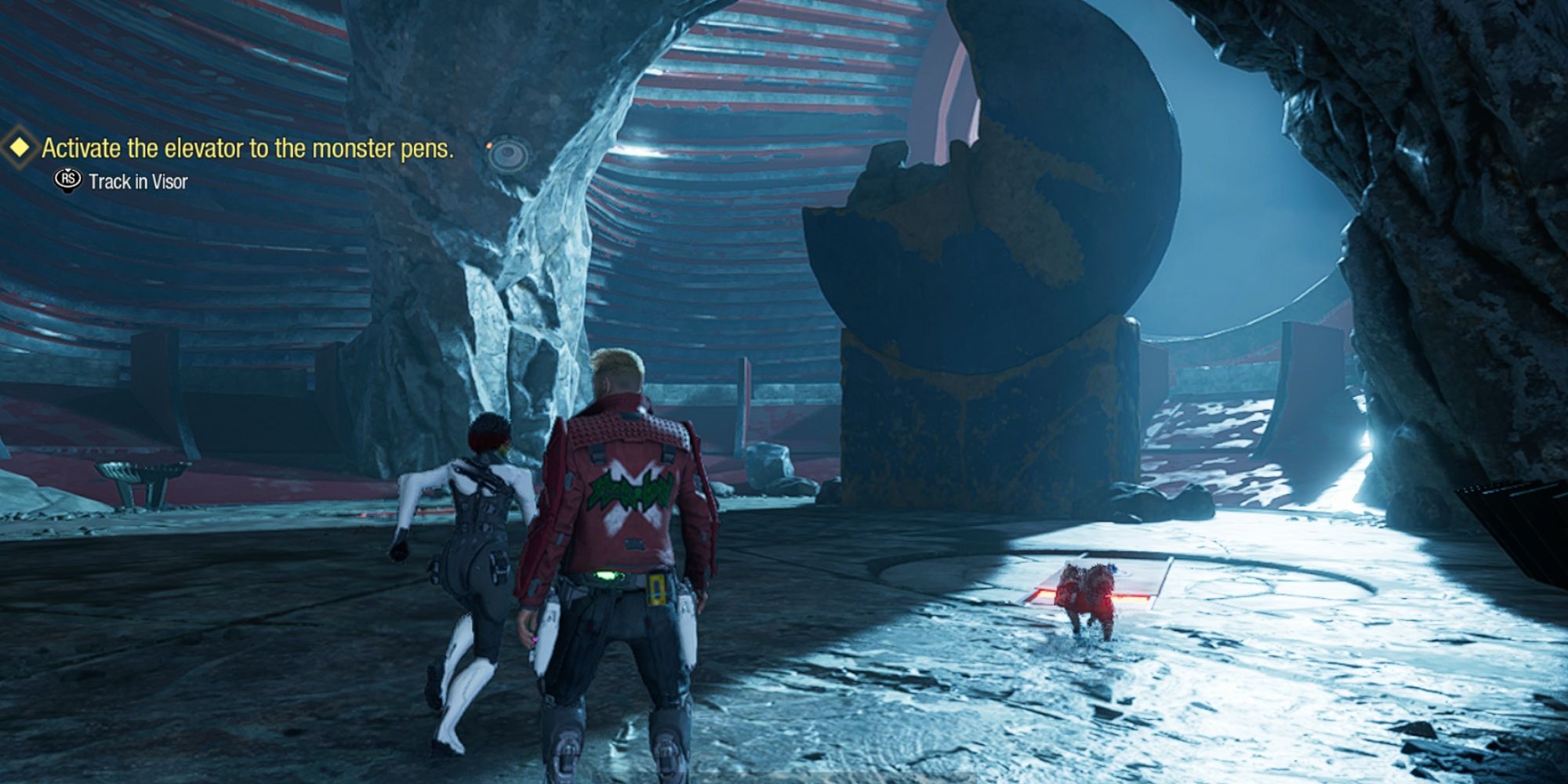 Marvel's Guardians of the Galaxy Screenshot Of Lady Hellbender Throne