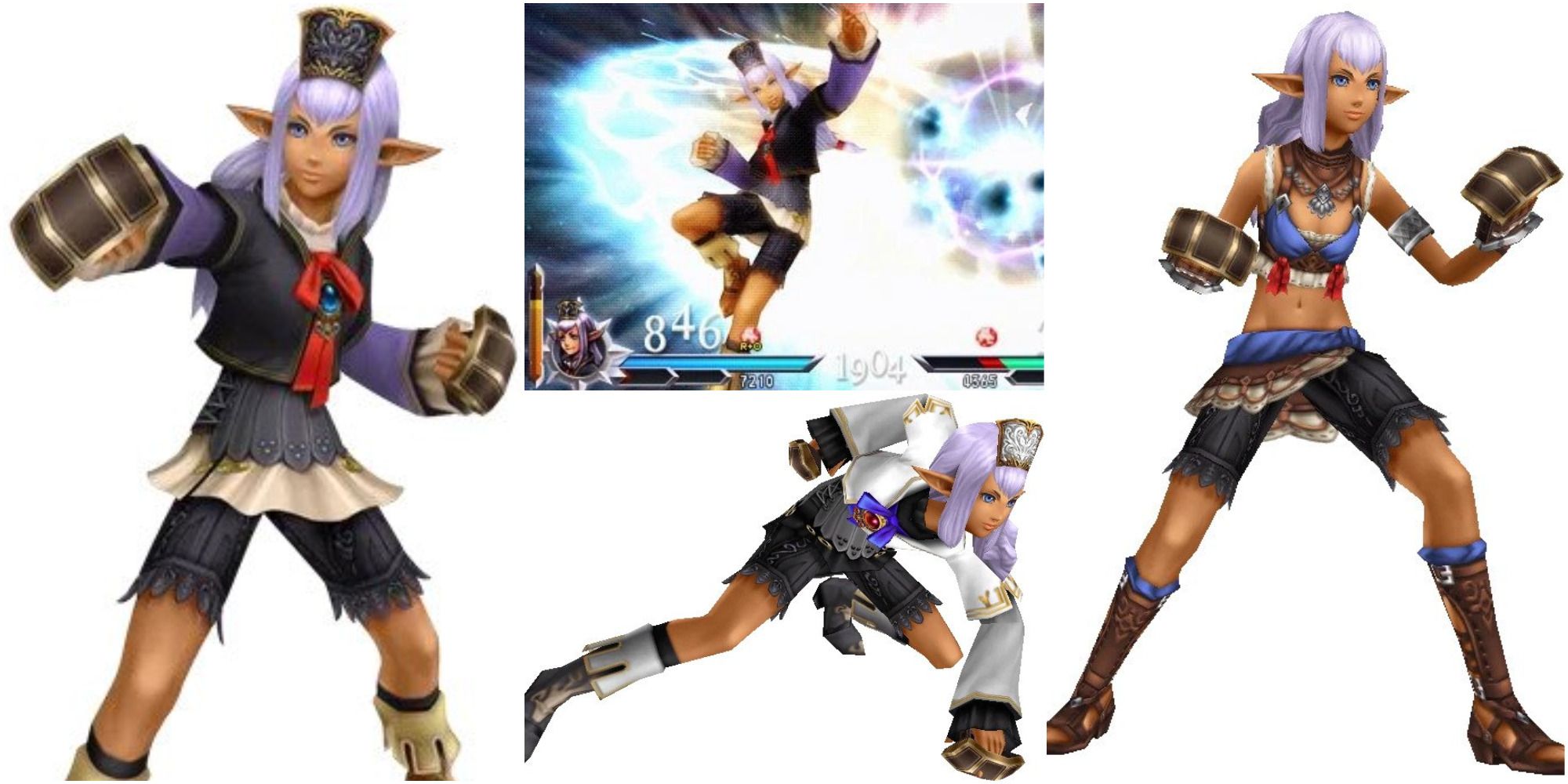 Prishe Collage - Prishe in various outfits, ready to fight