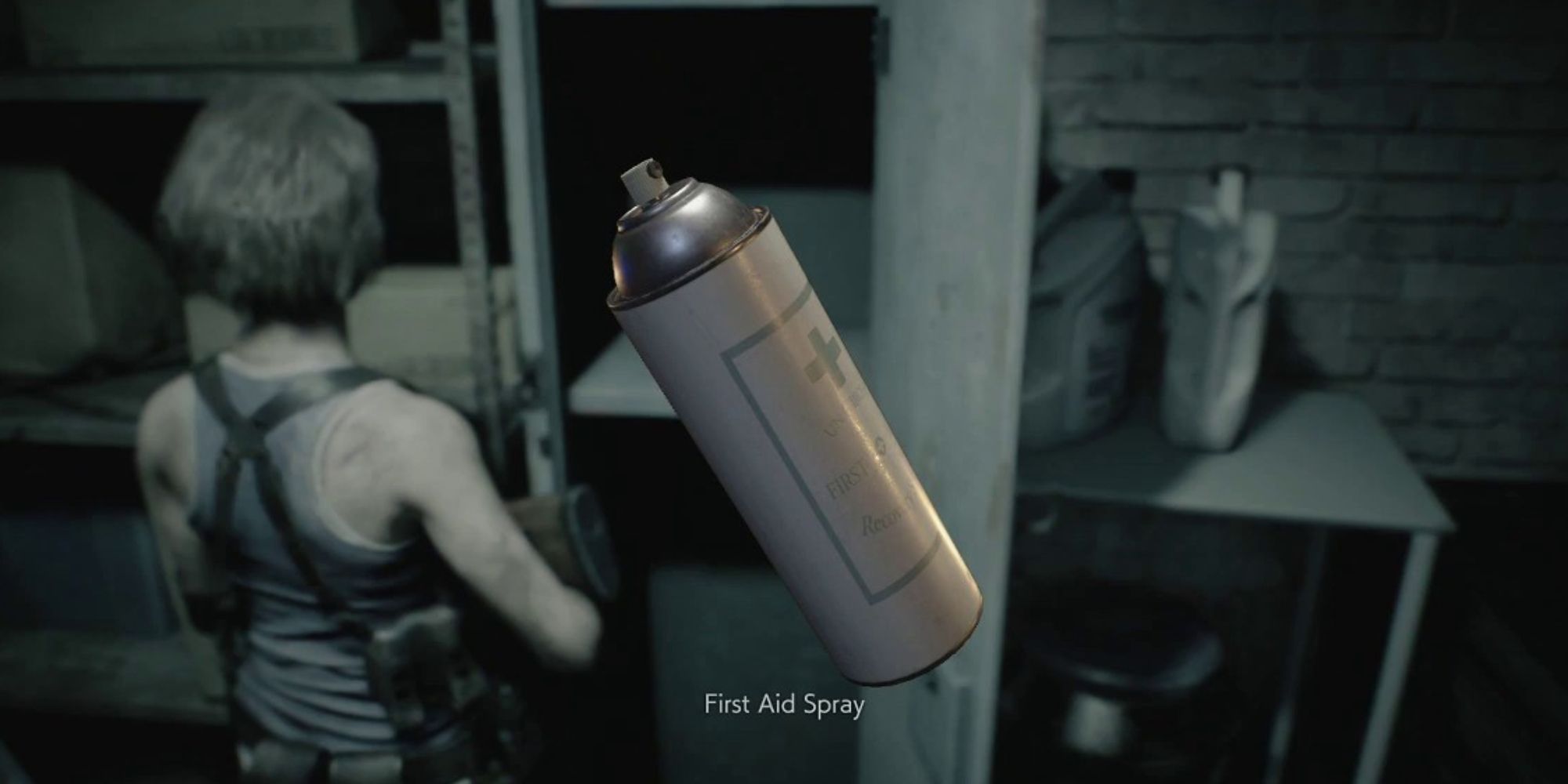 Resident Evil 3 Screenshot Of First Aid Spray