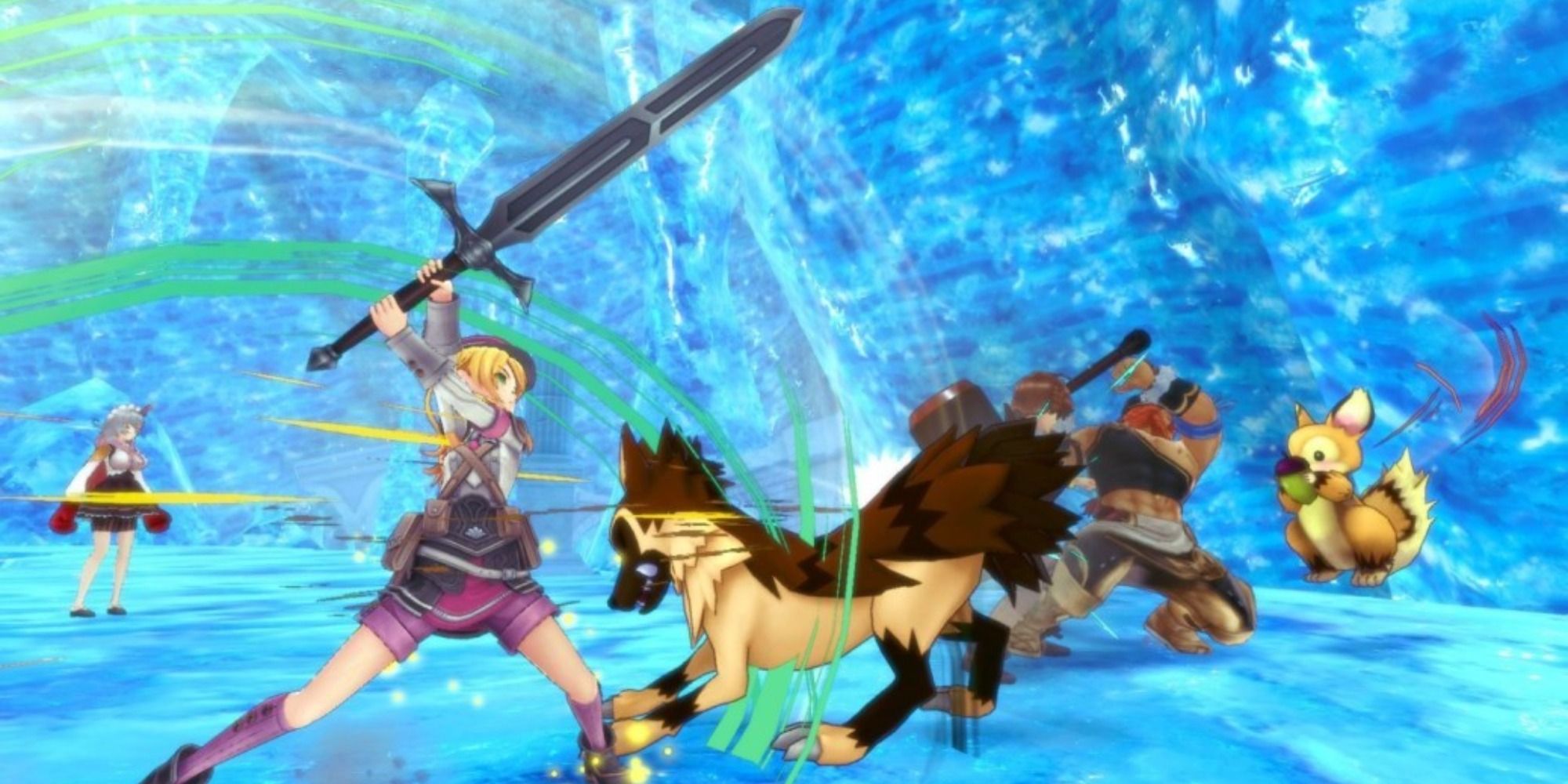 Rune Factory 5 Two Handed fighting