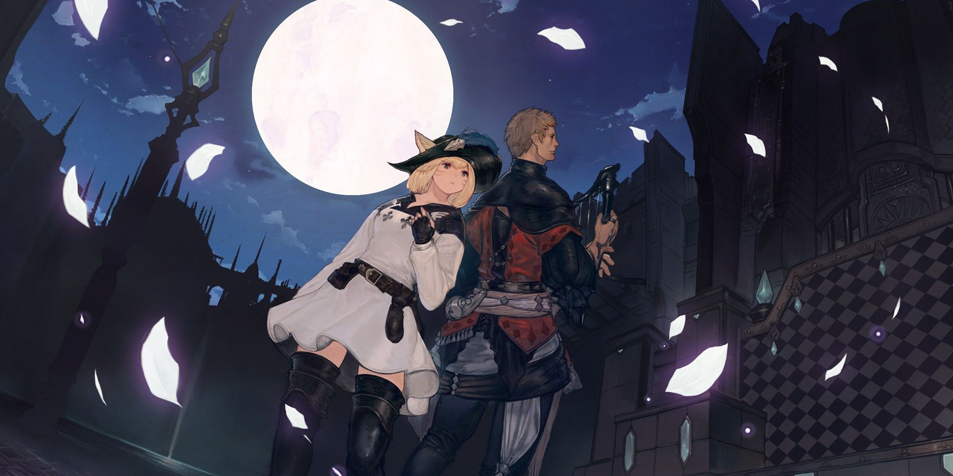 Promotional Art for Final Fantasy 14's The Rising
