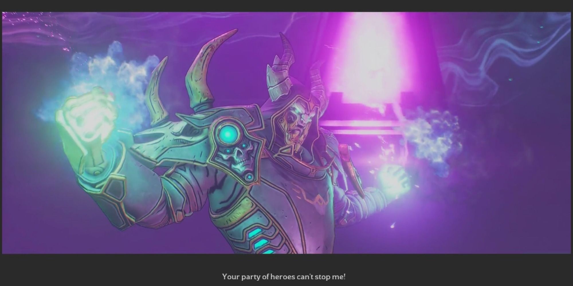 Dragon Lord wields gauntlets of magic soul energy