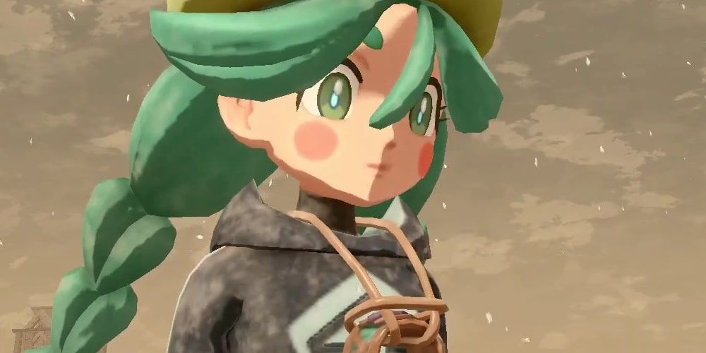 A screenshot of Warden Sabi in Pokemon: Legends Arceus.