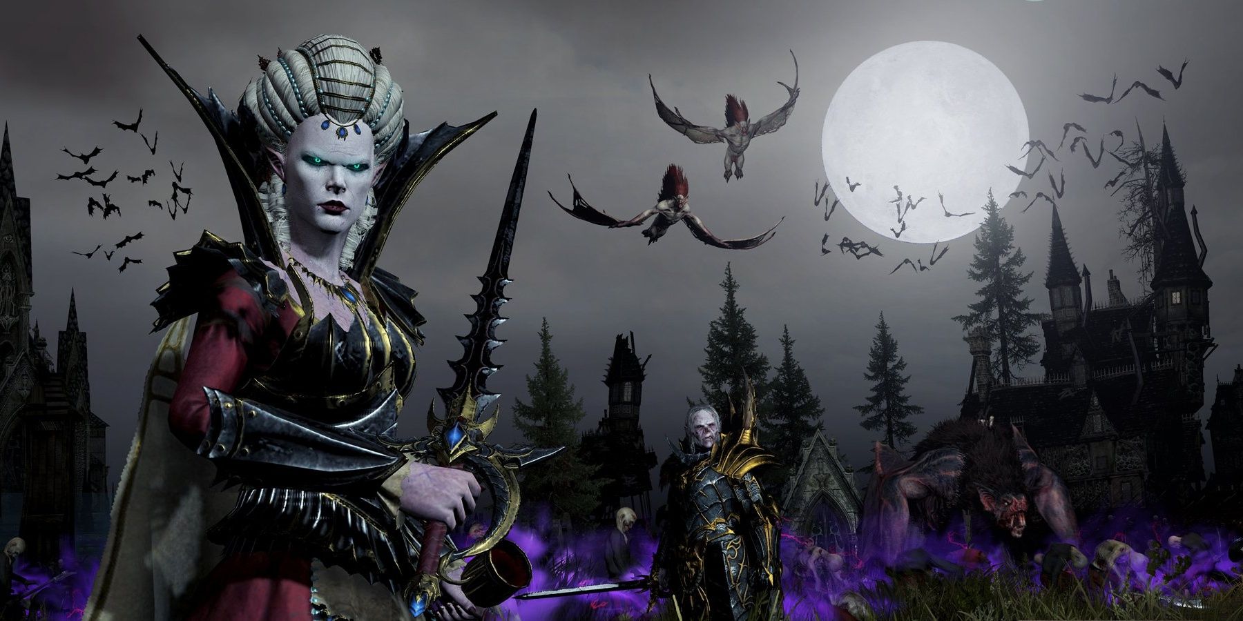 Warhammer Total War Vampire Counts showing the Von Carsteins
