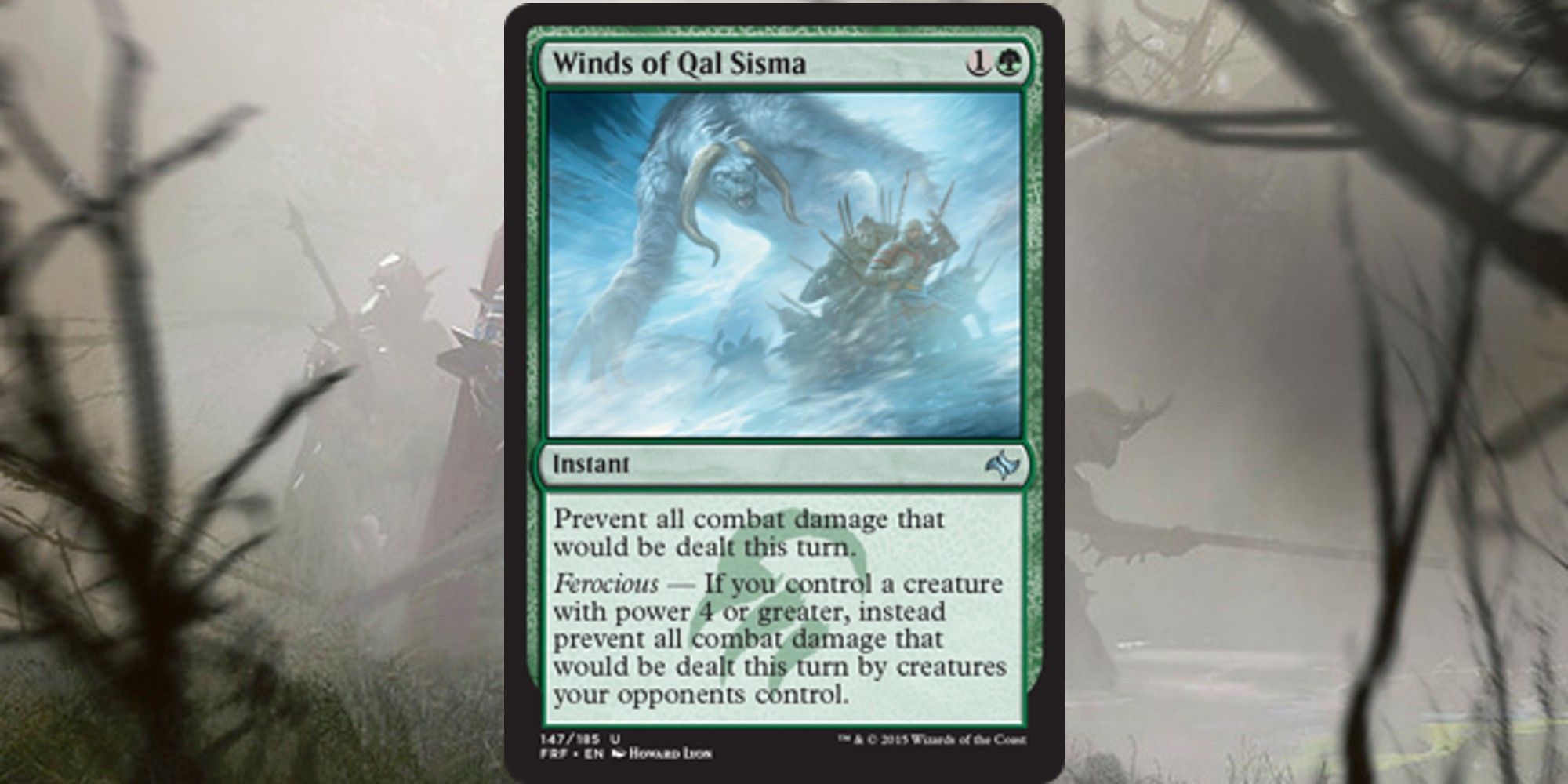 Winds of Qal Sisma MTG Card