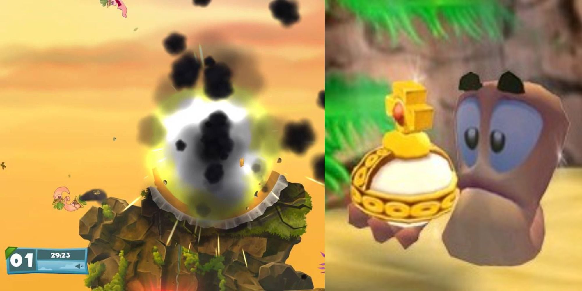 Worms Holy Hand Grenade damage