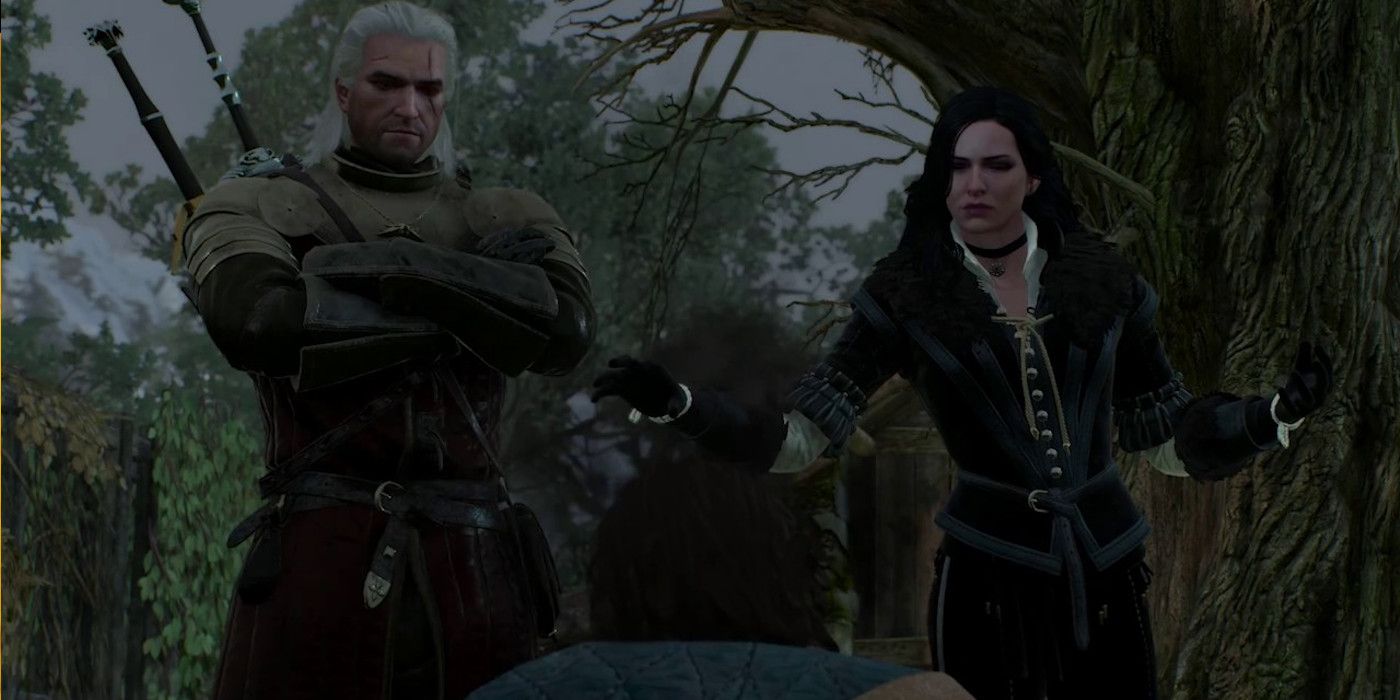 Yennefer Geralt Skjall necromancy The Witcher 3
