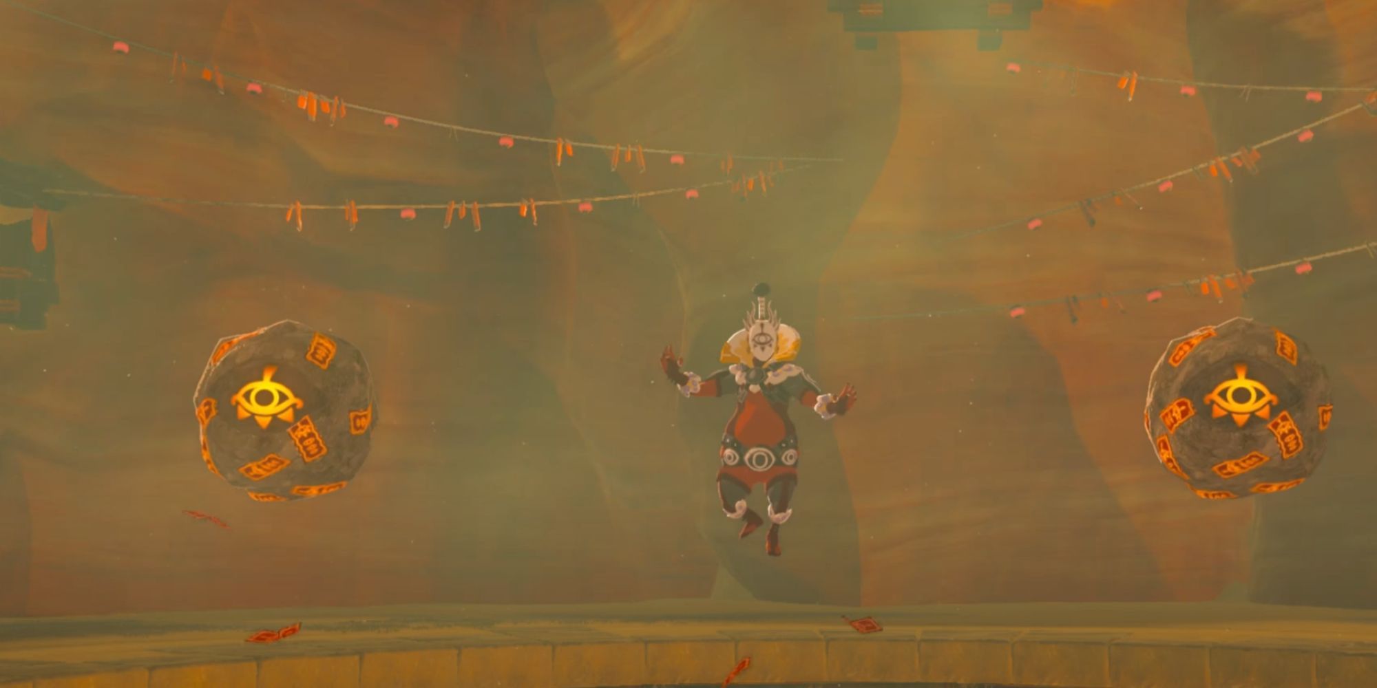 Zelda BOTW Master Kohga With Two Boulders