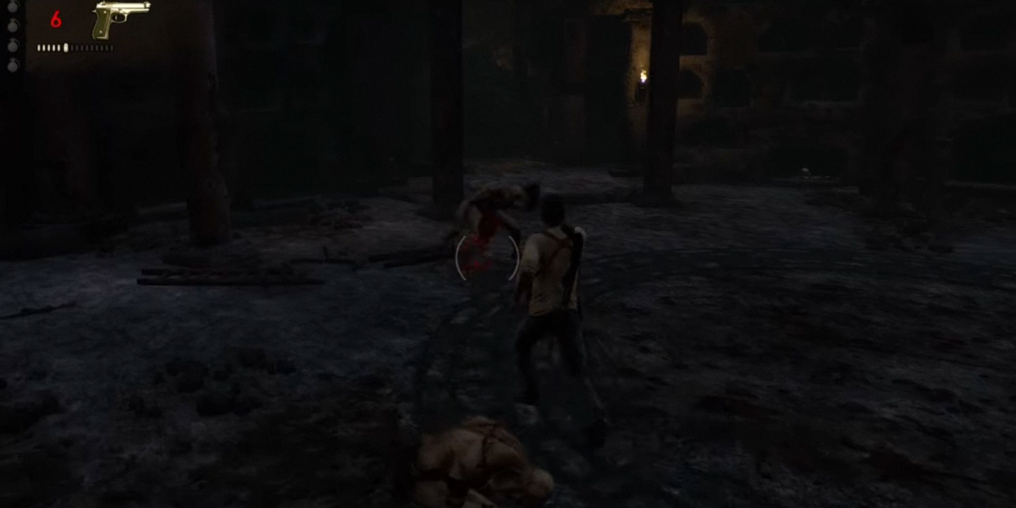 Uncharted Nate fighting Descendants.