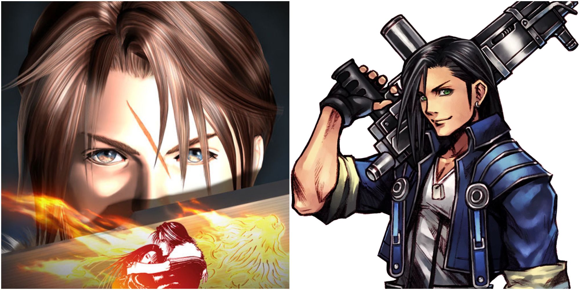 final fantasy 8 cover art & laguna