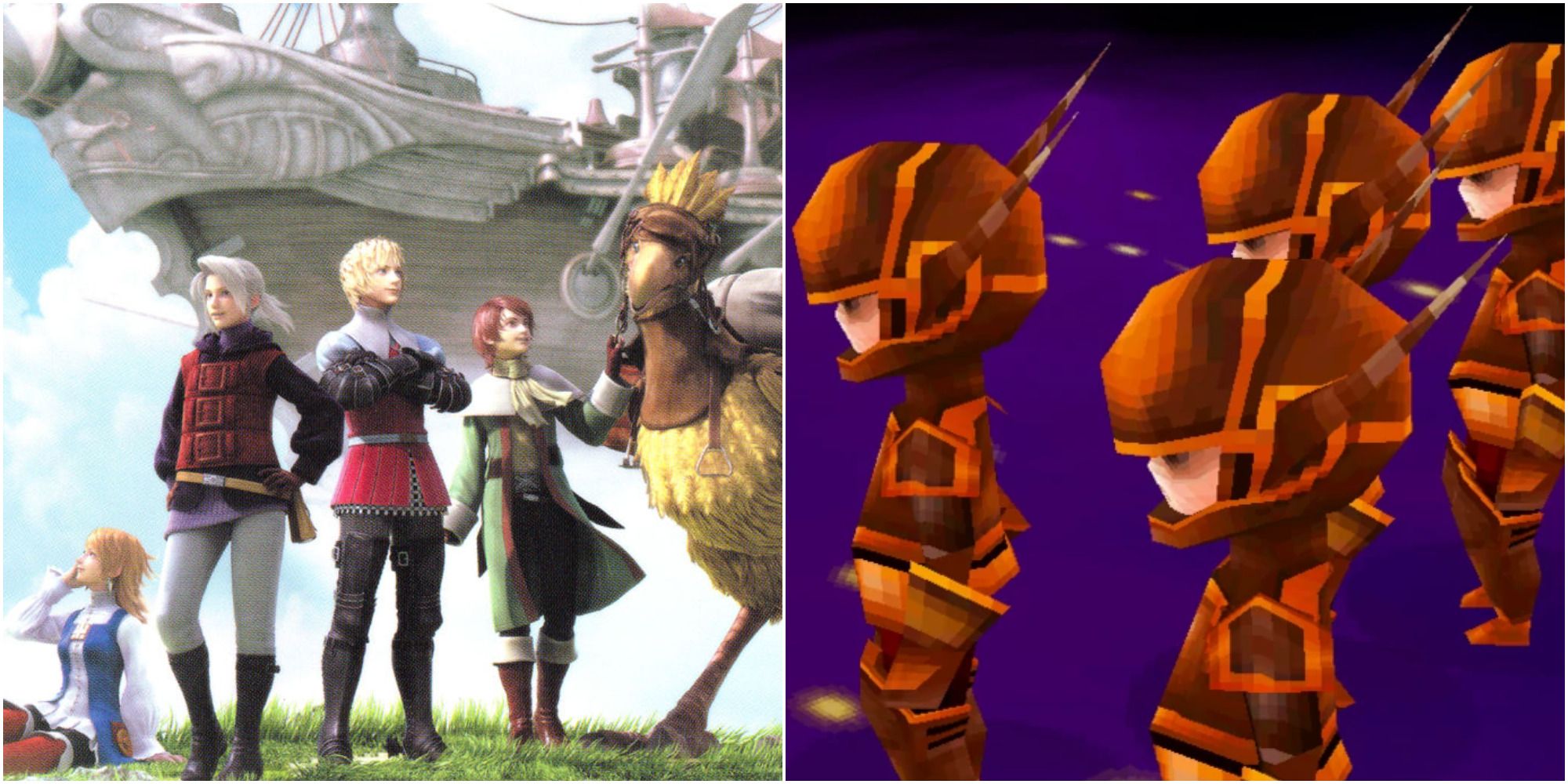 final fantasy III cover & warriors of darkness