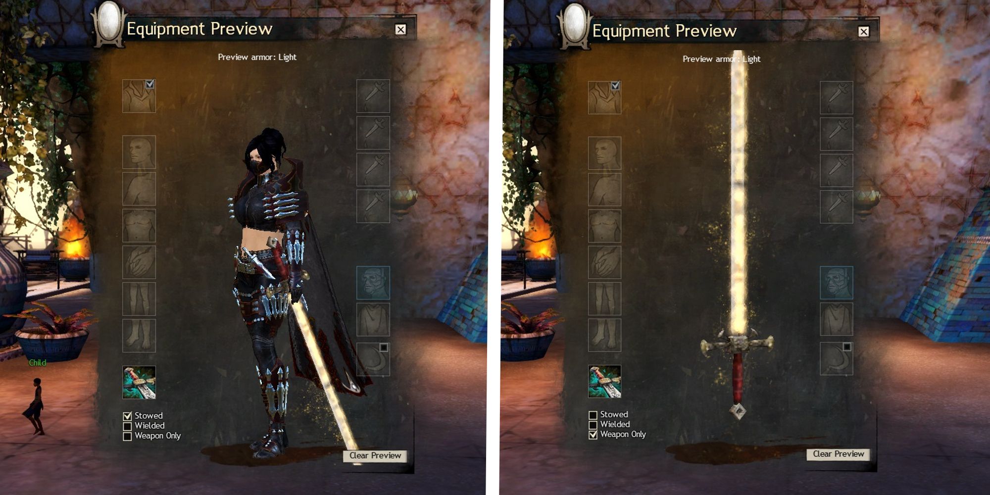 player holding Infinite Light Sword skin