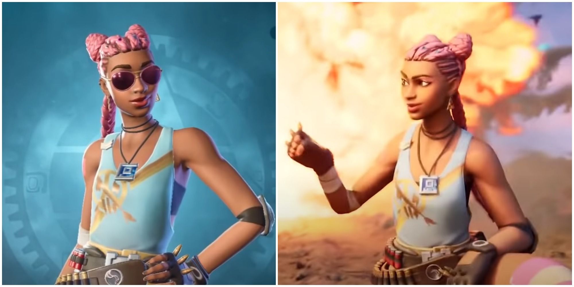 kiaria skin different styles battle pass