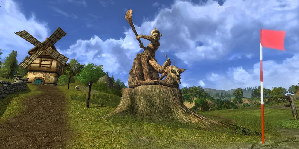 lord of the rings online bullroarer took with golf flag