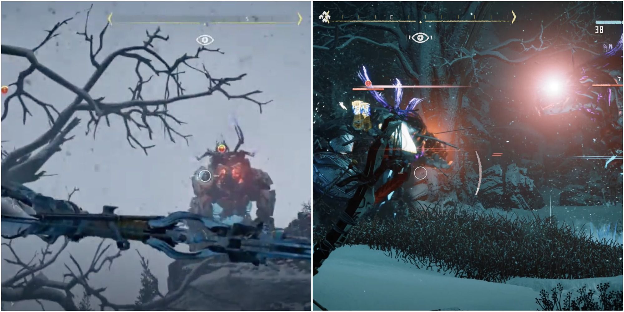 Horizon Zero Dawn Daemonic Frostclaw Trio Boss Fight