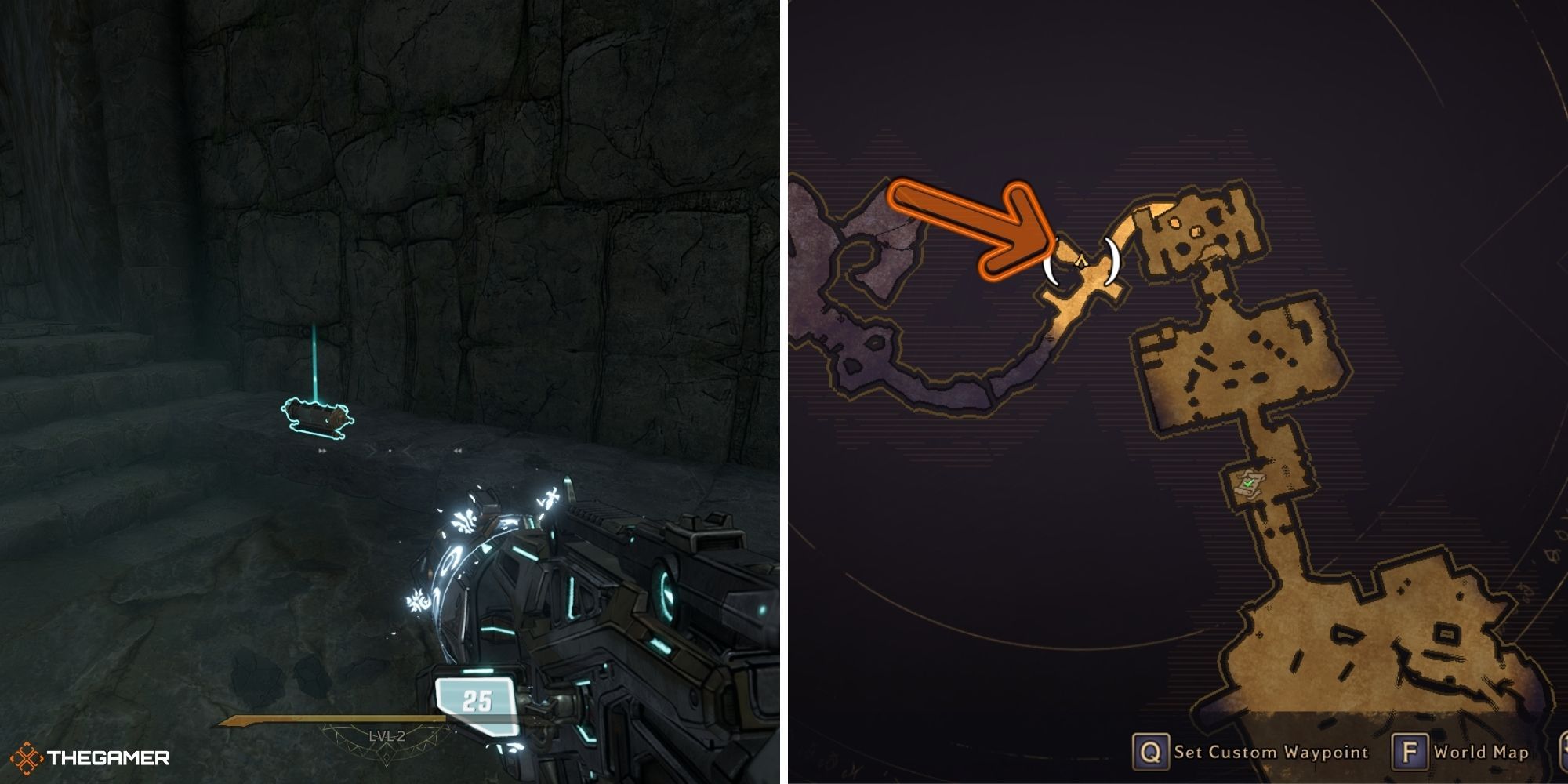 tiny tina's wonderlands - lore scroll on left, location on right (snoring valley) (1)
