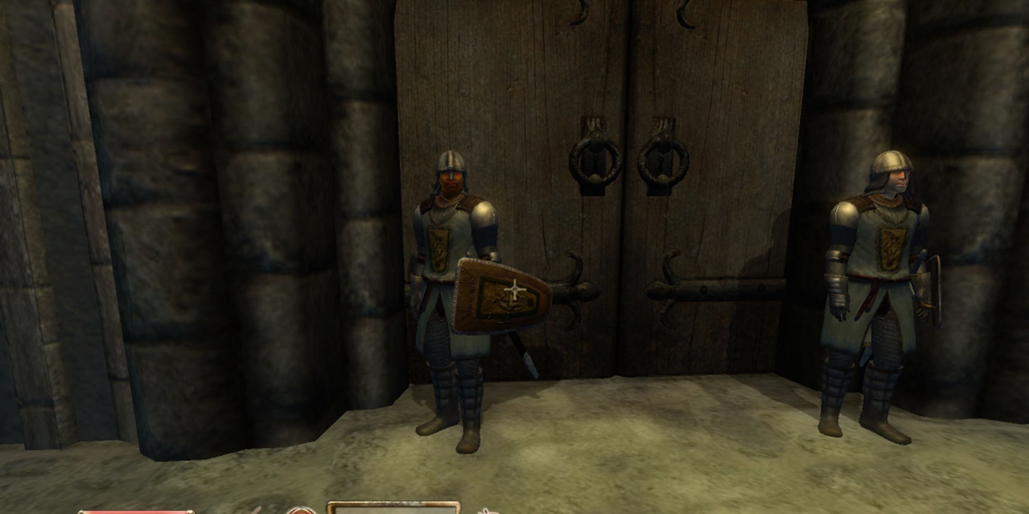 Screenshot of Bravil guard in Oblivion