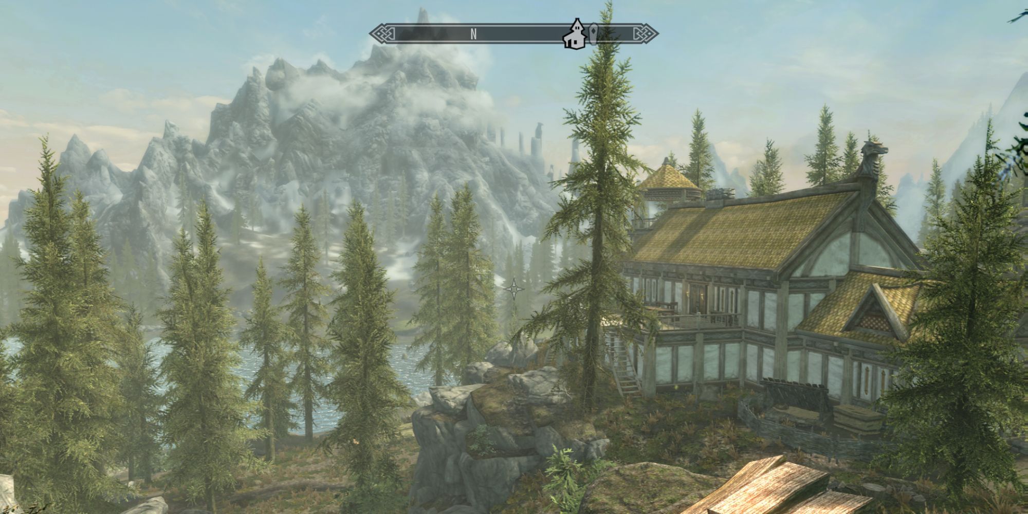 Screenshot of lakeview manor in skyrim