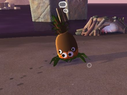 Bugsnax Pineantula covered in chocolate