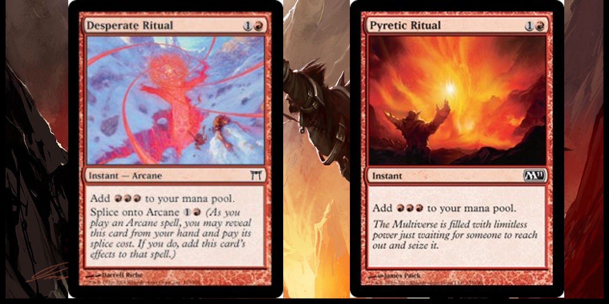 Desperate Ritual and Pyretic Ritual MTG Cards