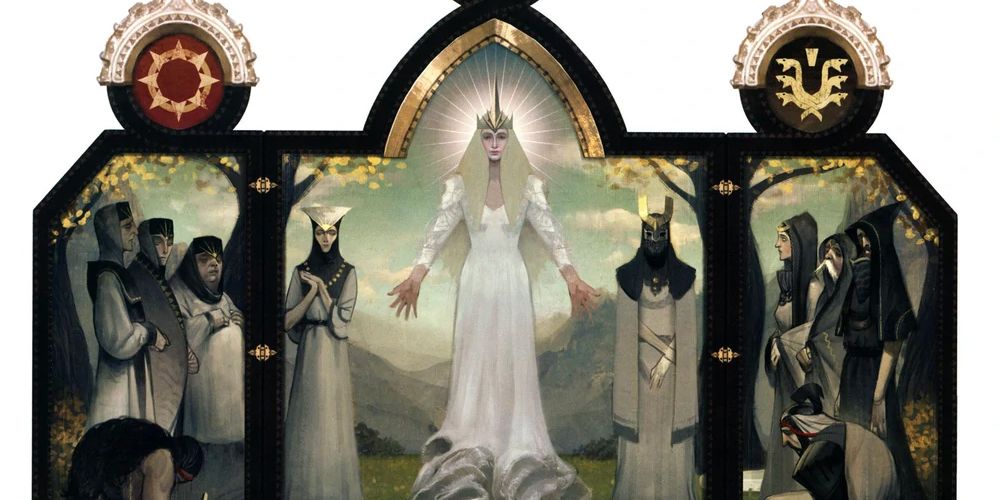 Dragon Age Andraste triptych