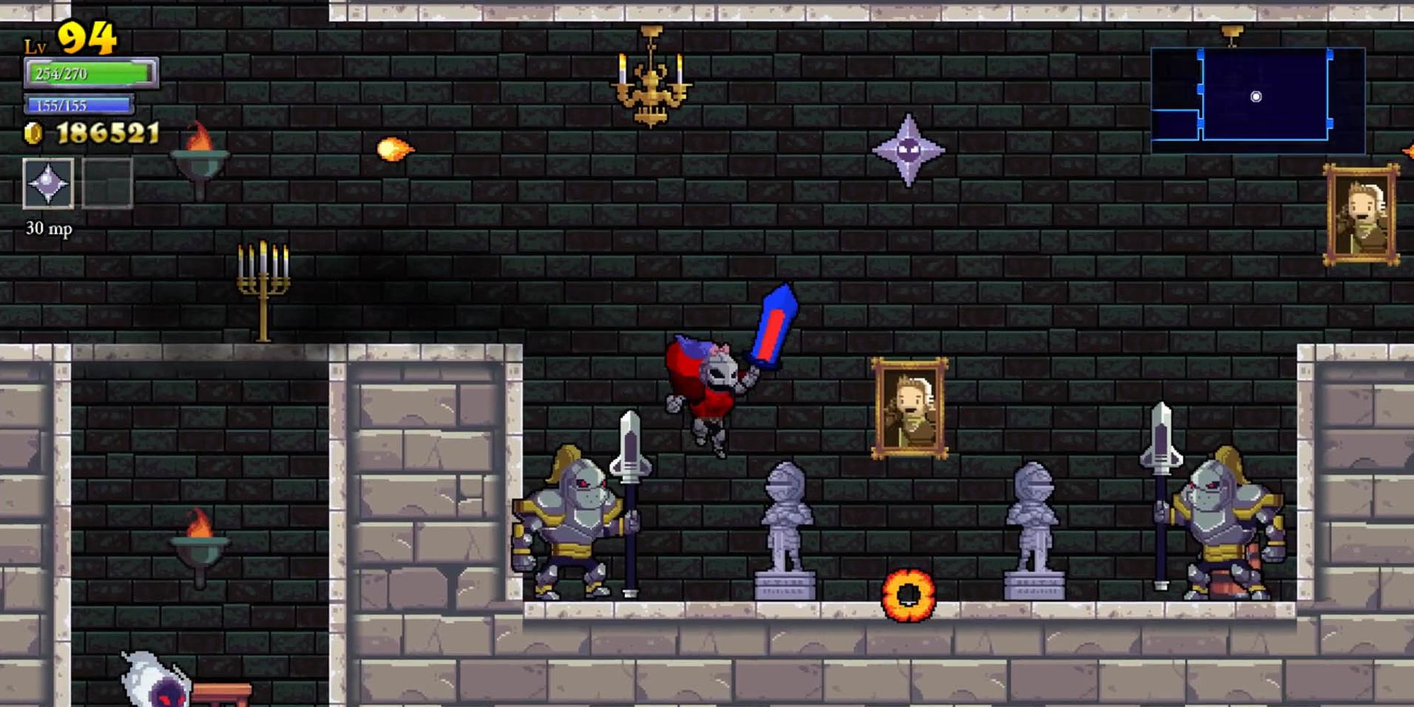 An Heir Drops Between Knights In The Castle
