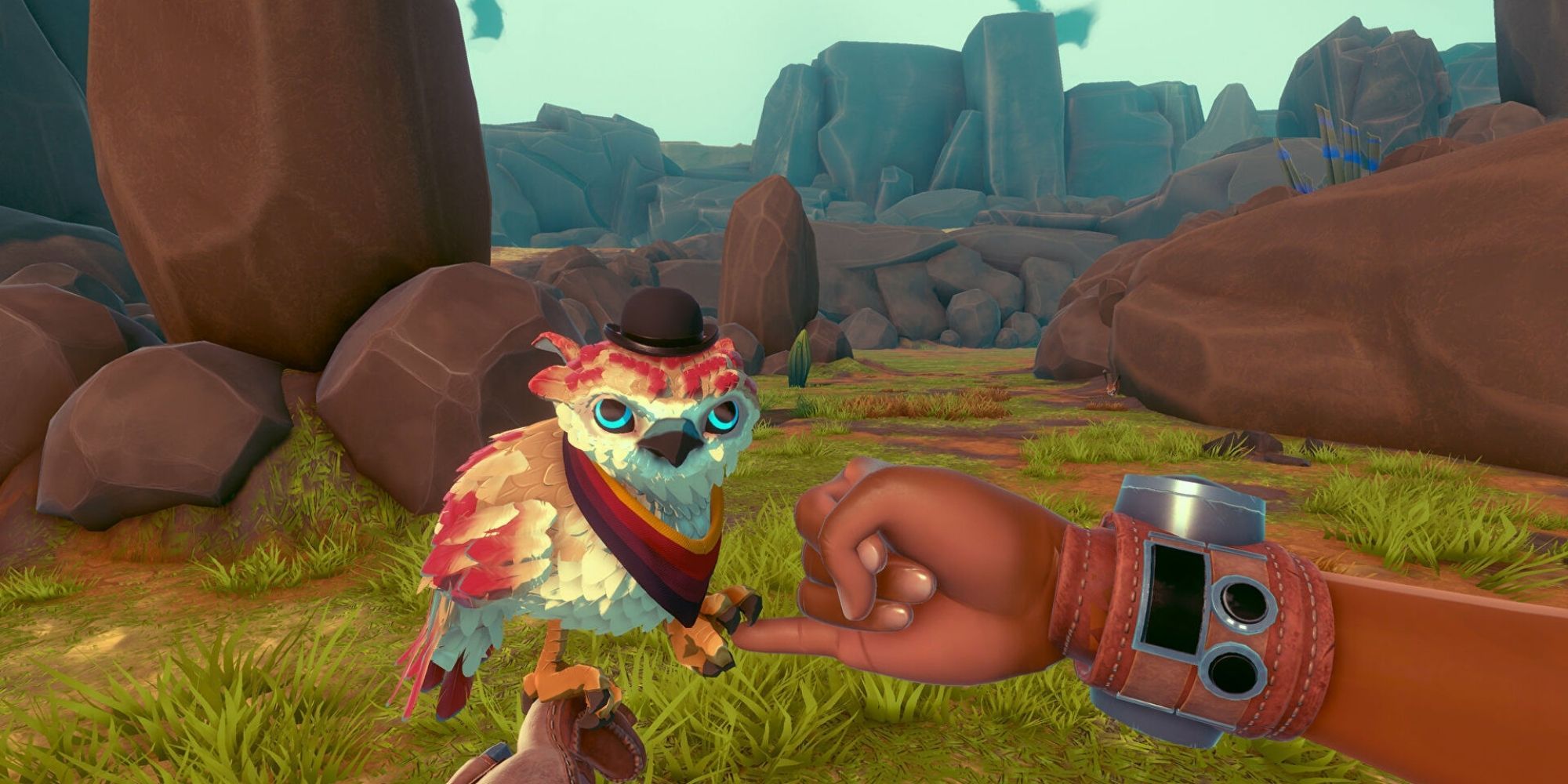 Falcon Age The Falcon Wears A Bowler Hat And Plays With A Finger