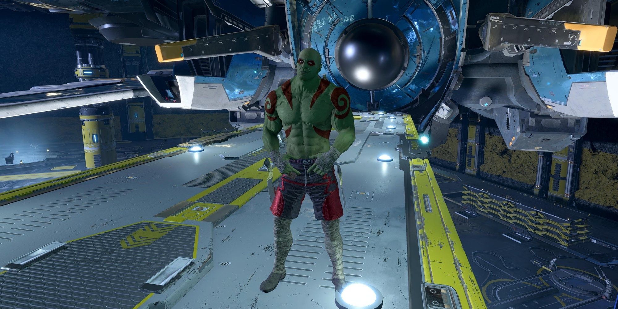 drax cage match guardians of the galaxy