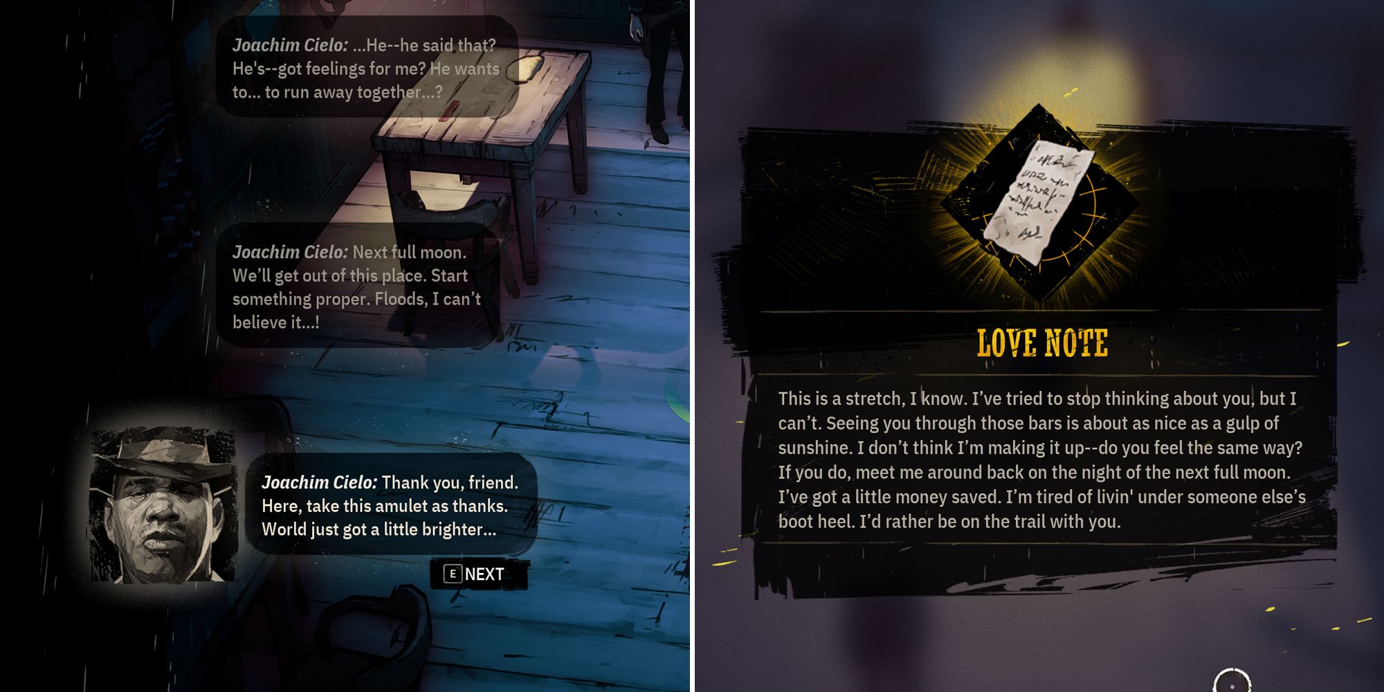 Weird West Illiterate Love Notes side quest.