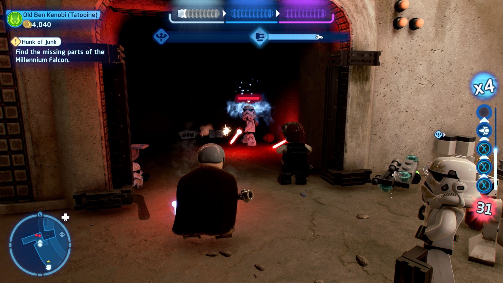 Lego Star Wars Skywalker Saga, Episode 4, Fighting Storm Troopers