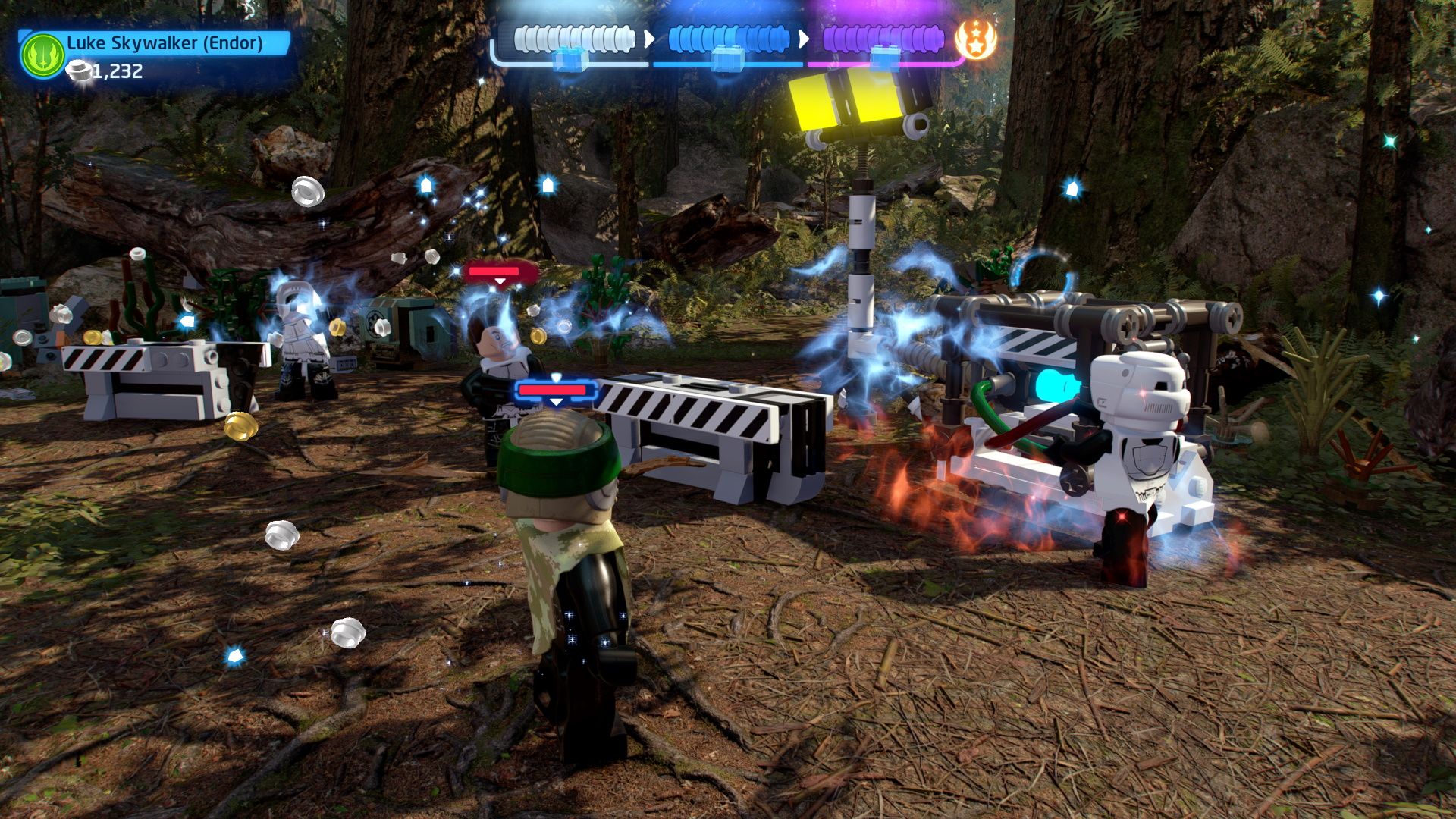 Luke creating chaos with mind control