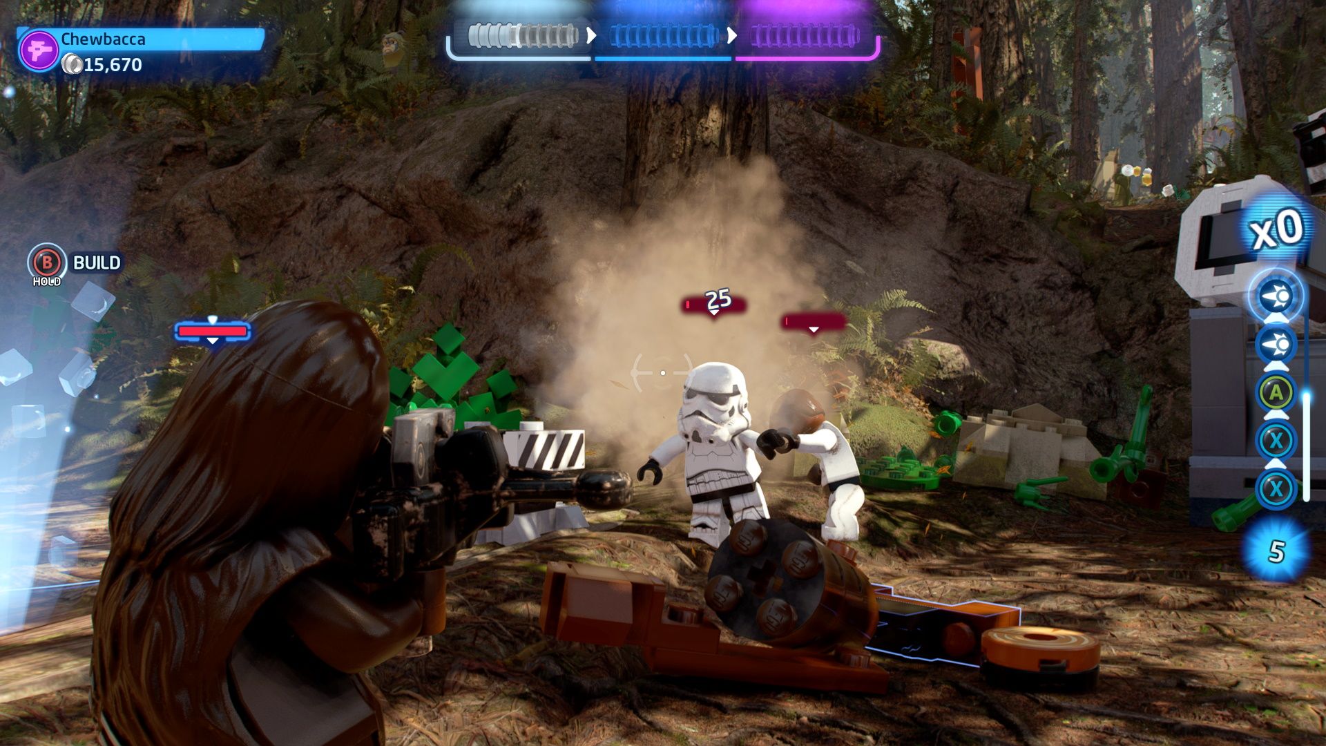  Chewbacca landing head shots