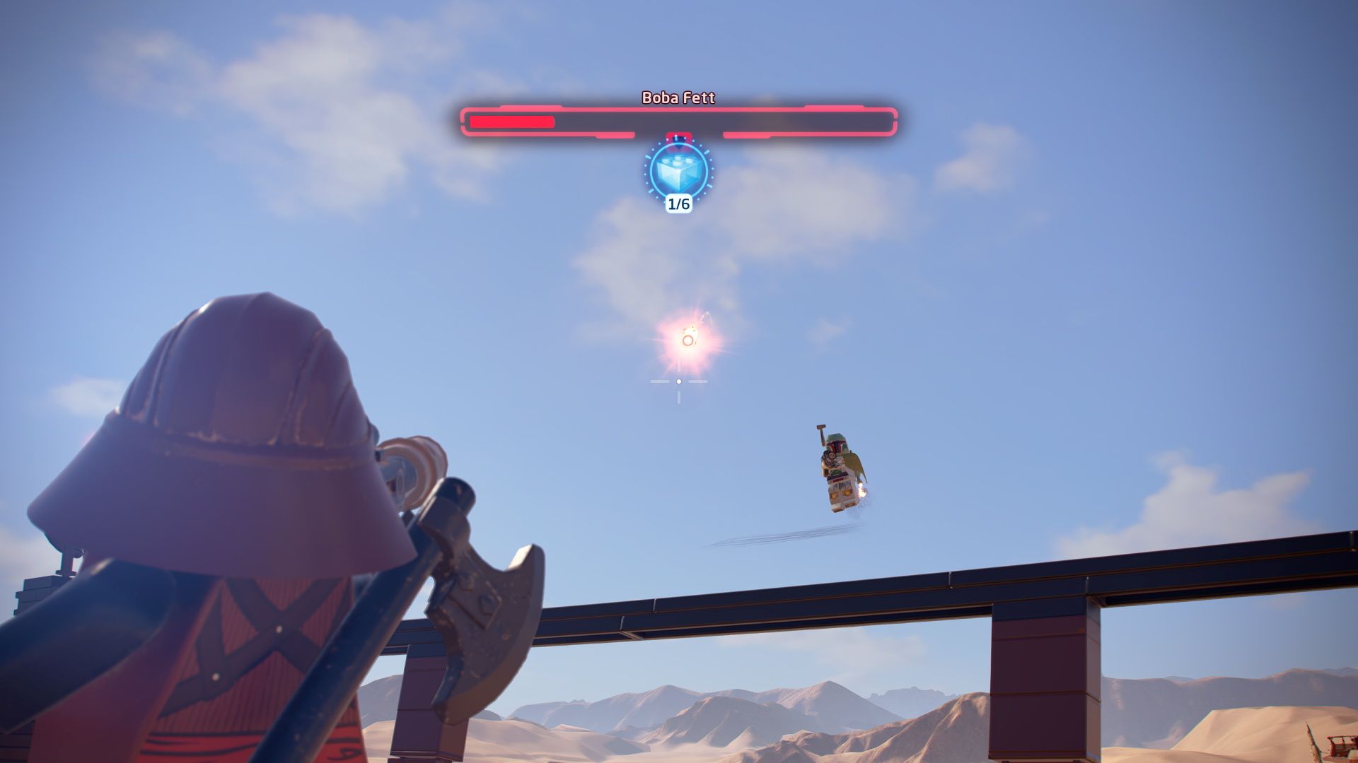 Shooting rockets out of the air