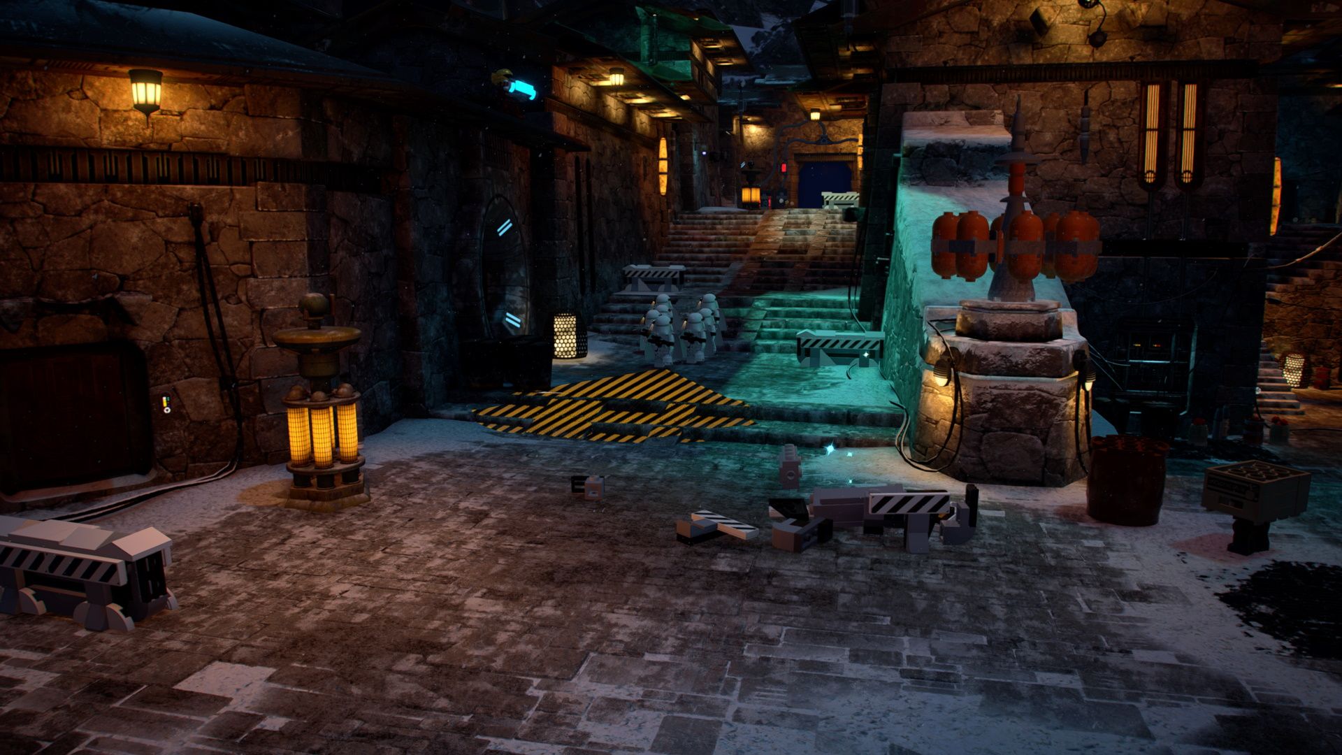 Hiding under junk in the stealth section