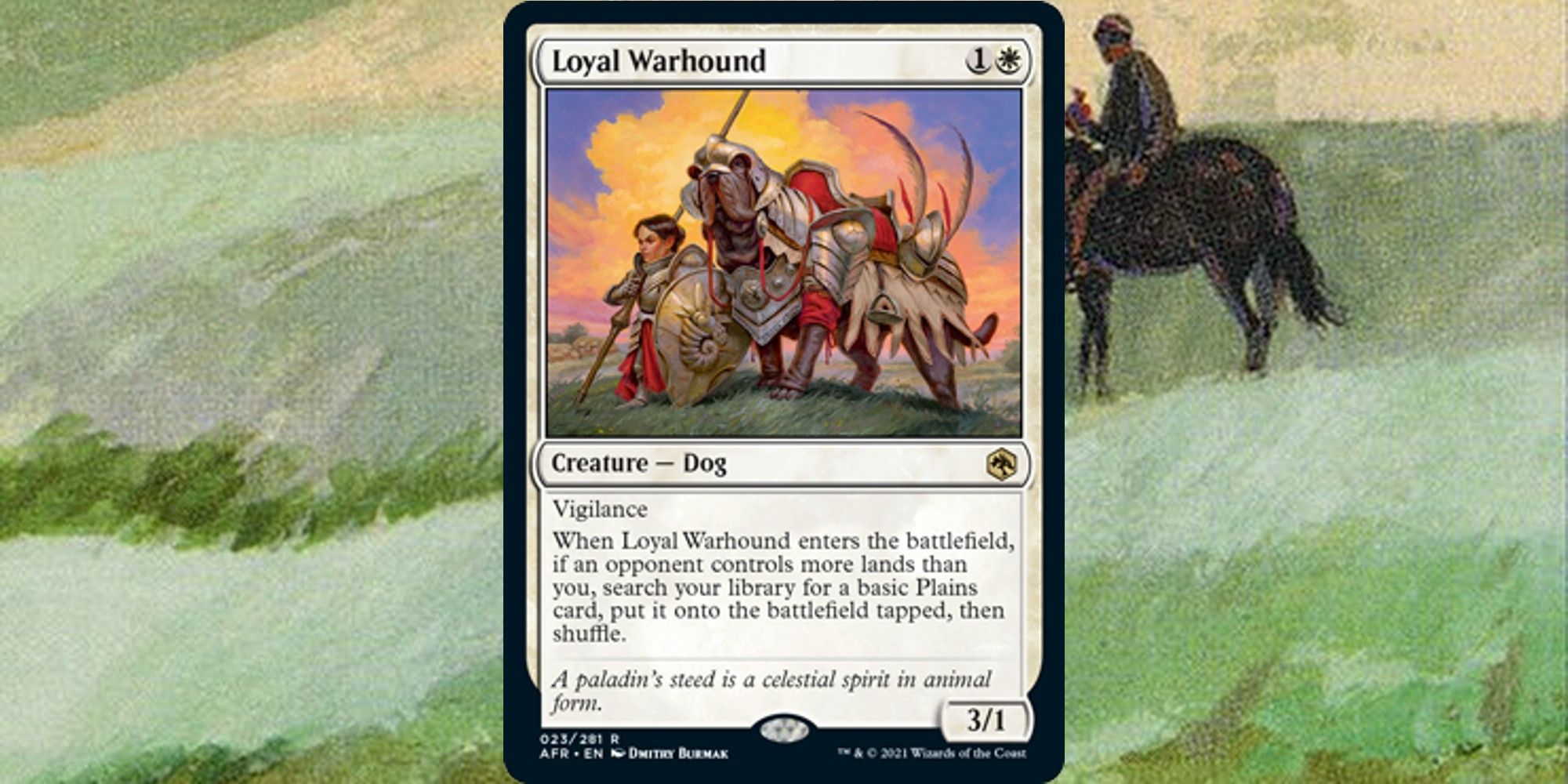 Loyal Warhound MTG Card