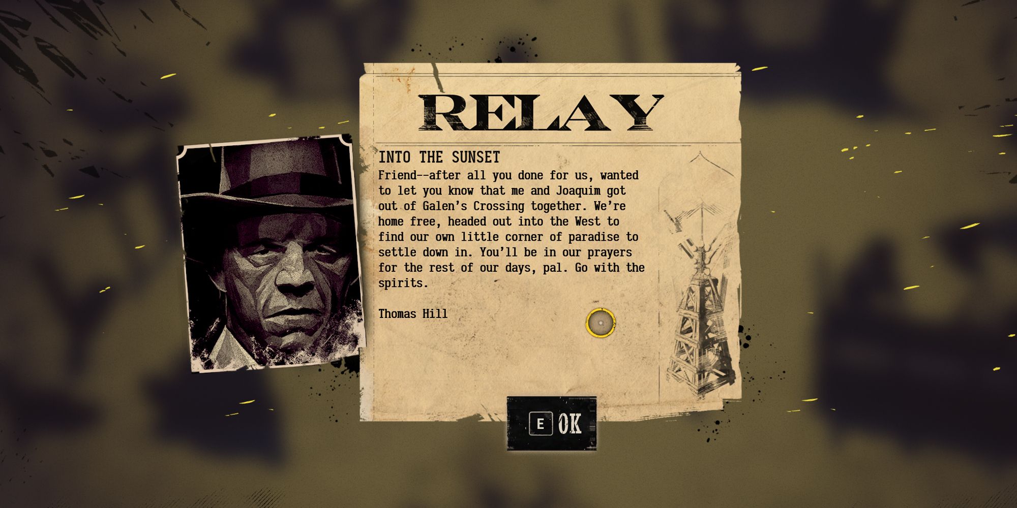 Weird West Relay from side quest.