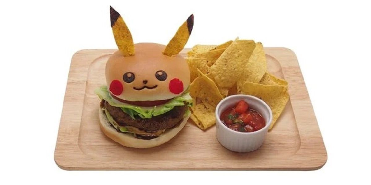 Pokemon Scarlet & Violet Should Be All About The Food pikachu burger and chips