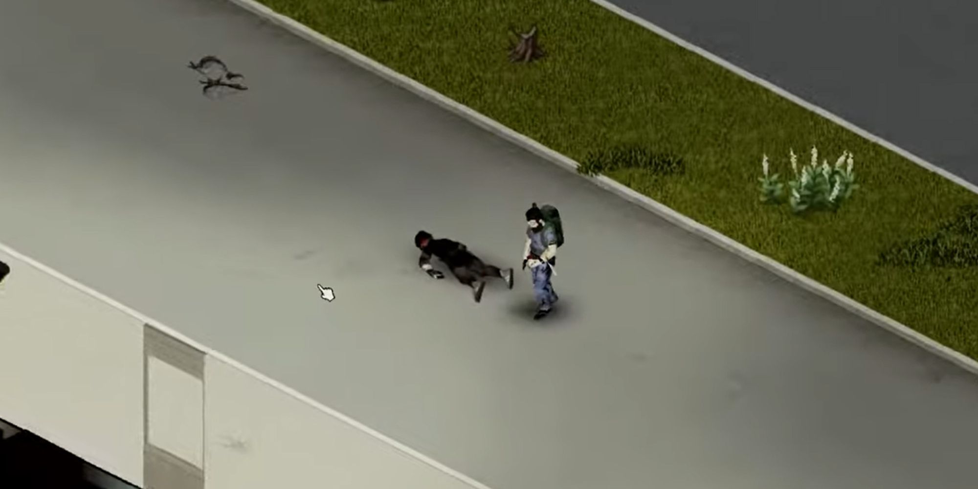 Project Zomboid Screenshot Of Character With Beard