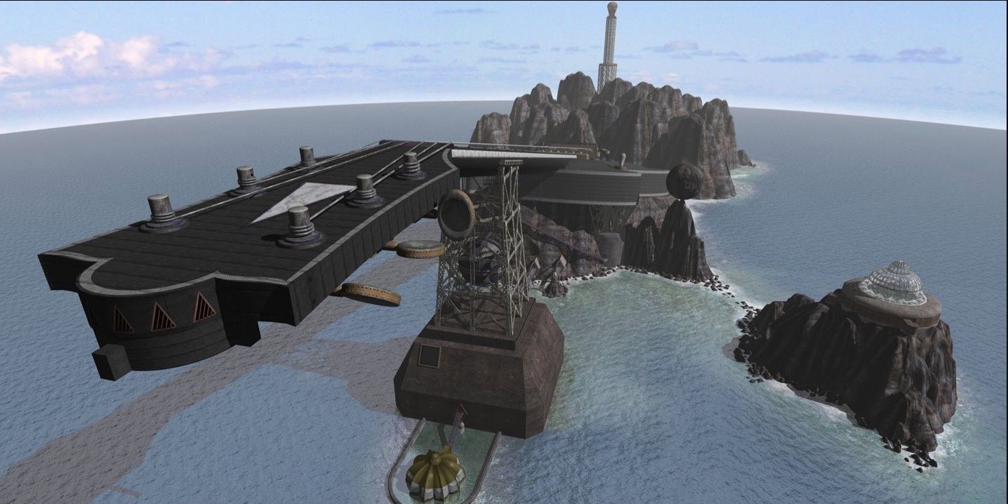 Alida Island that is shaped like a guitar