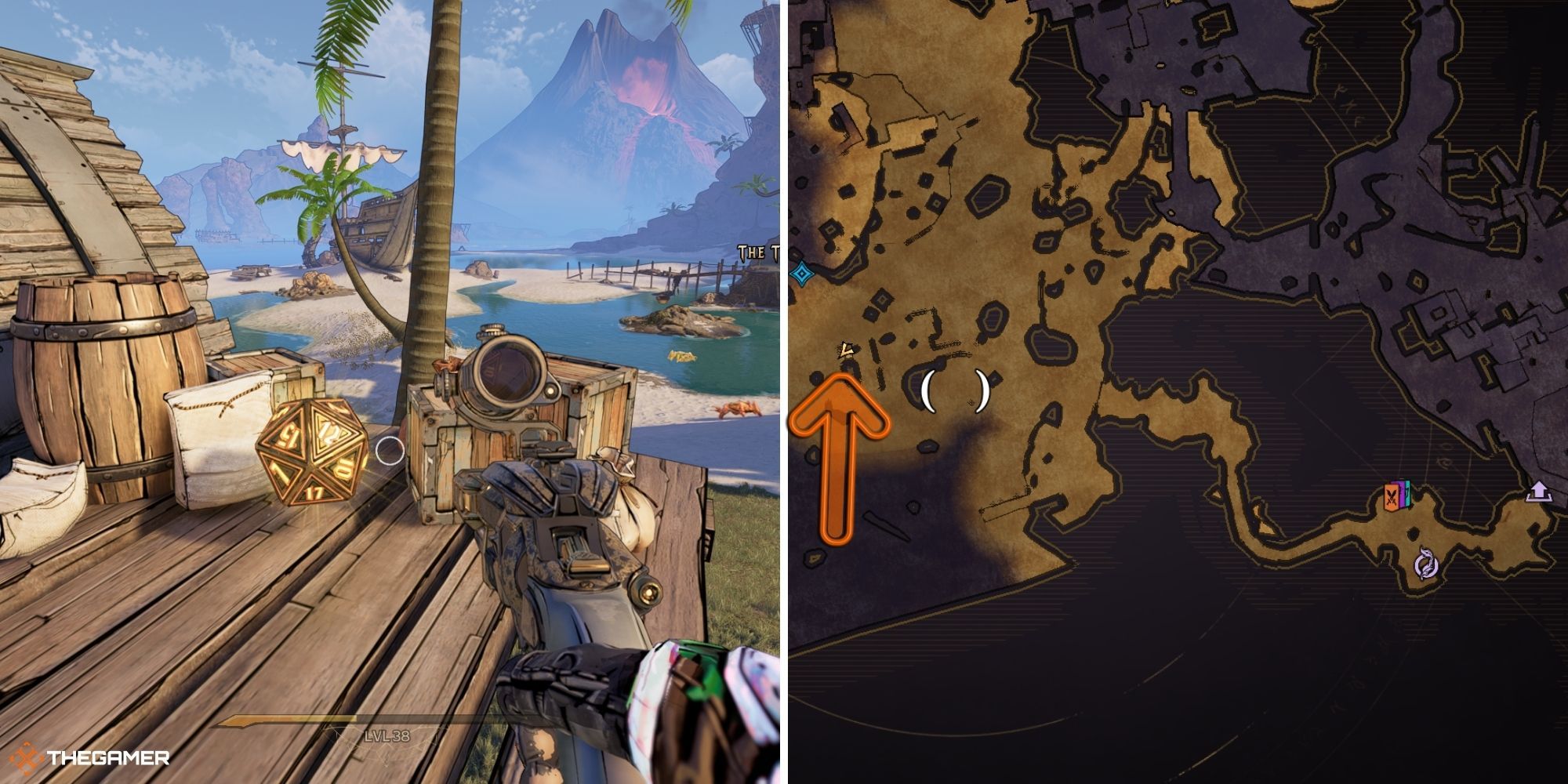Tiny Tina's Wonderlands - Crackmast Cove - Lucky Die left, map right (4)