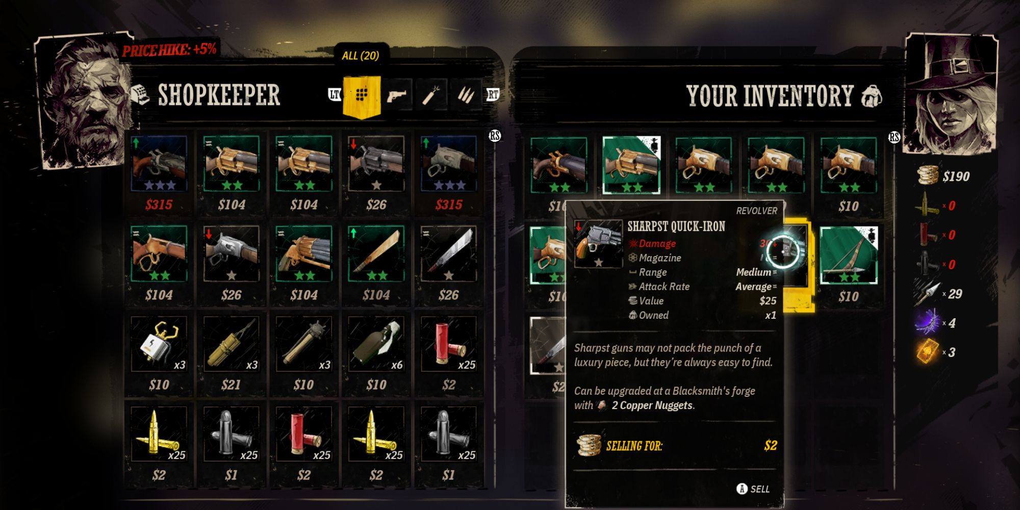 Weird West Screenshot Of Grackle Store