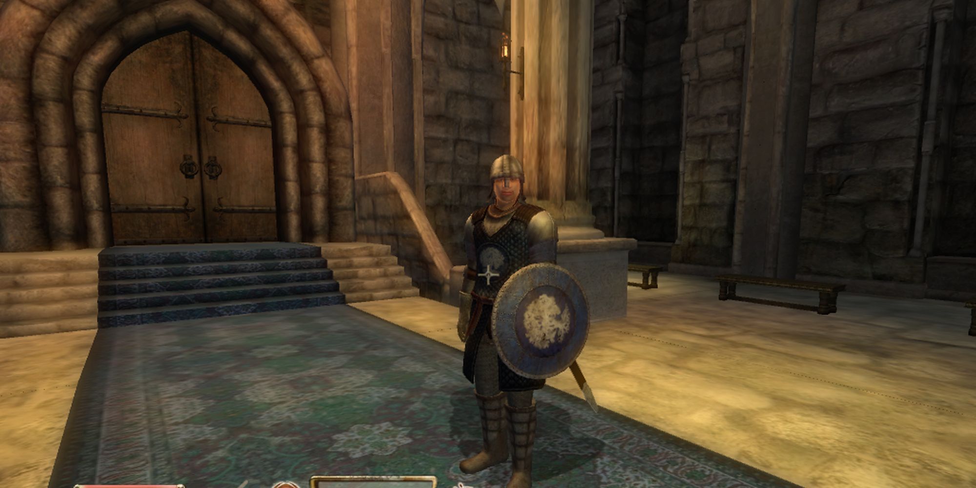 screenshot of Chorrol Guard in Chorrol Castle
