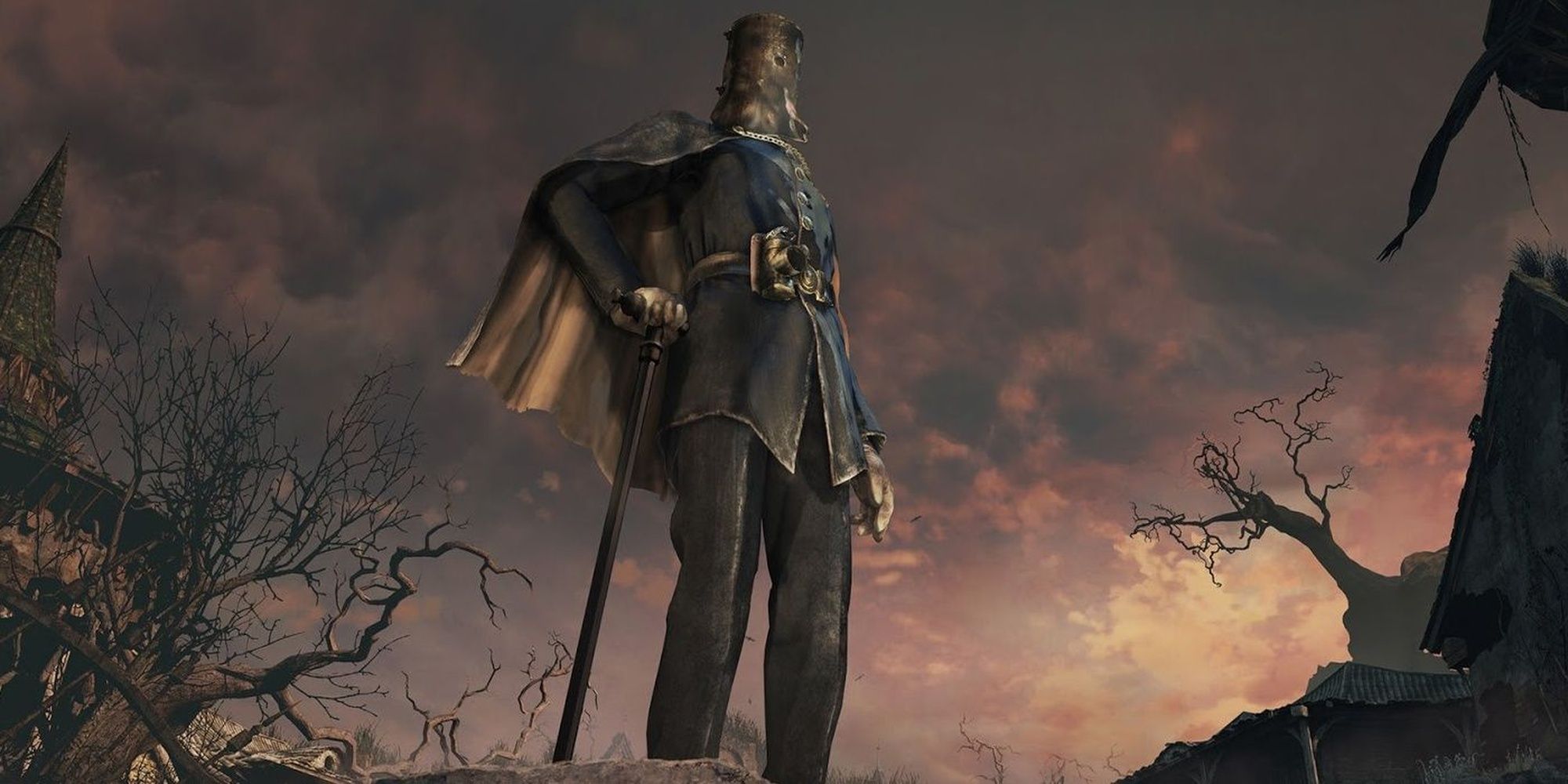 Bloodborne: Hunter Wearing The Constable Set From The DLC