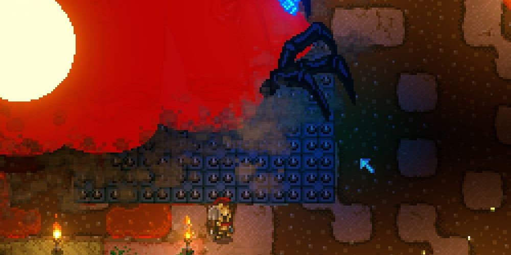 core keeper ghorm the devourer spike trap strategy