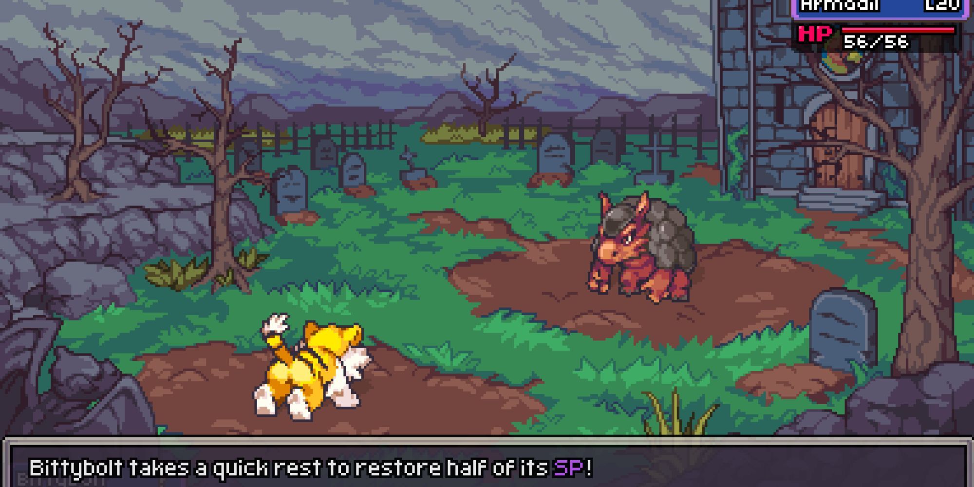 coromon SP in battle