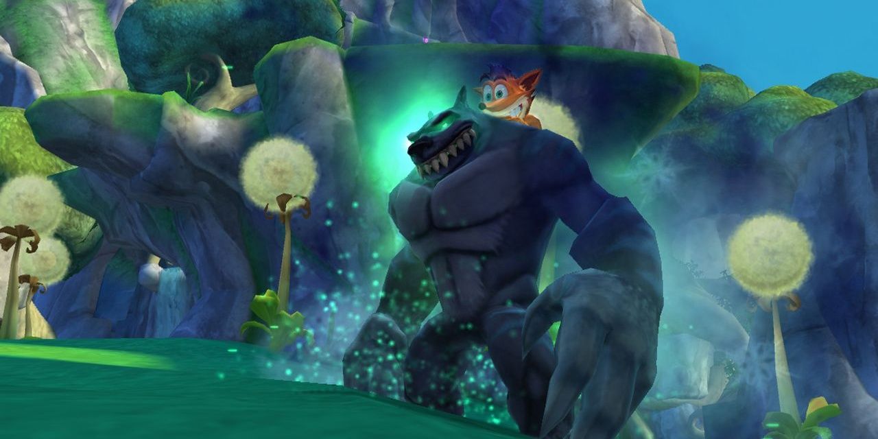 Crash controls a beast in Crash of the Titans
