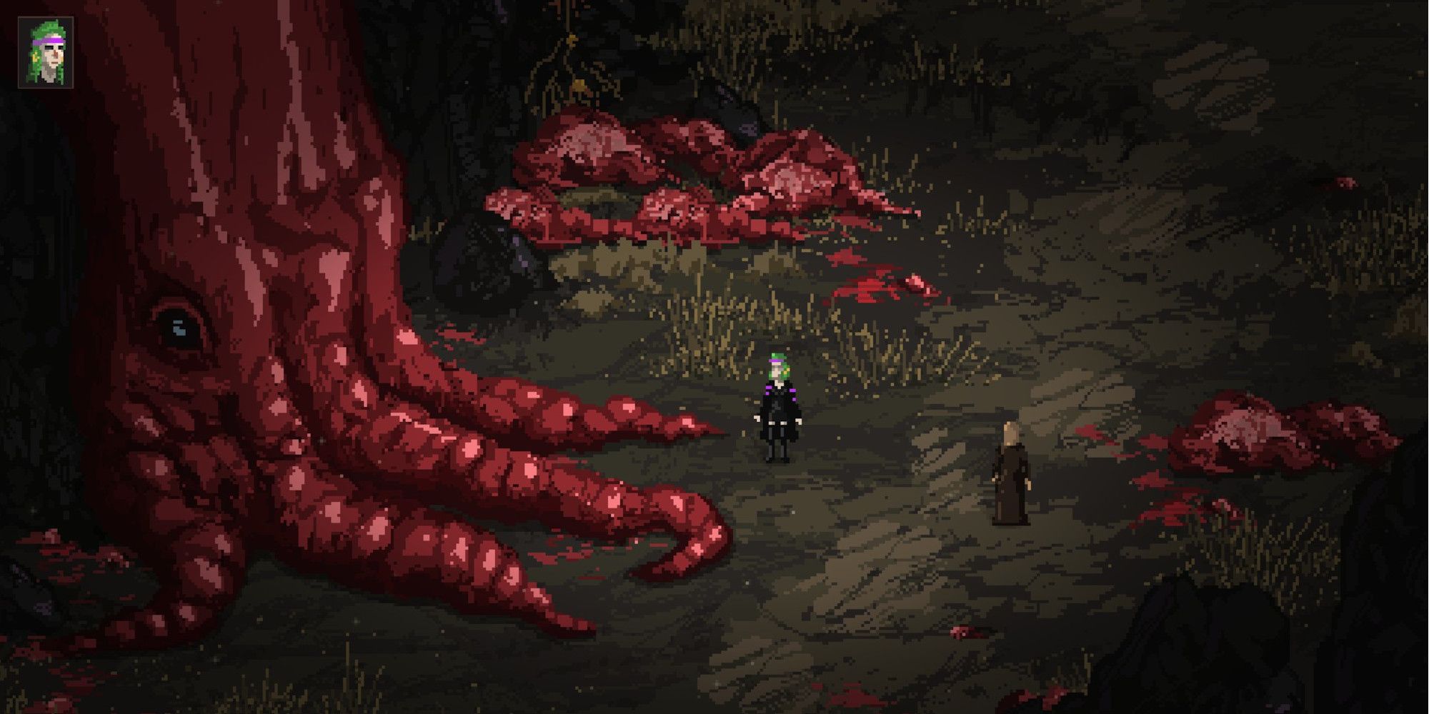 Death Trash interior of kraken temple in front of kraken